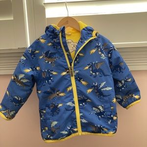 Hatley Dragon Microfiber rain coat Size 3